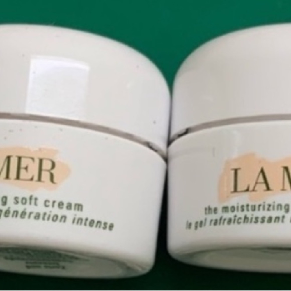 La Mer White Moisturizing Cream Set of six empty jars - Picture 2 of 2